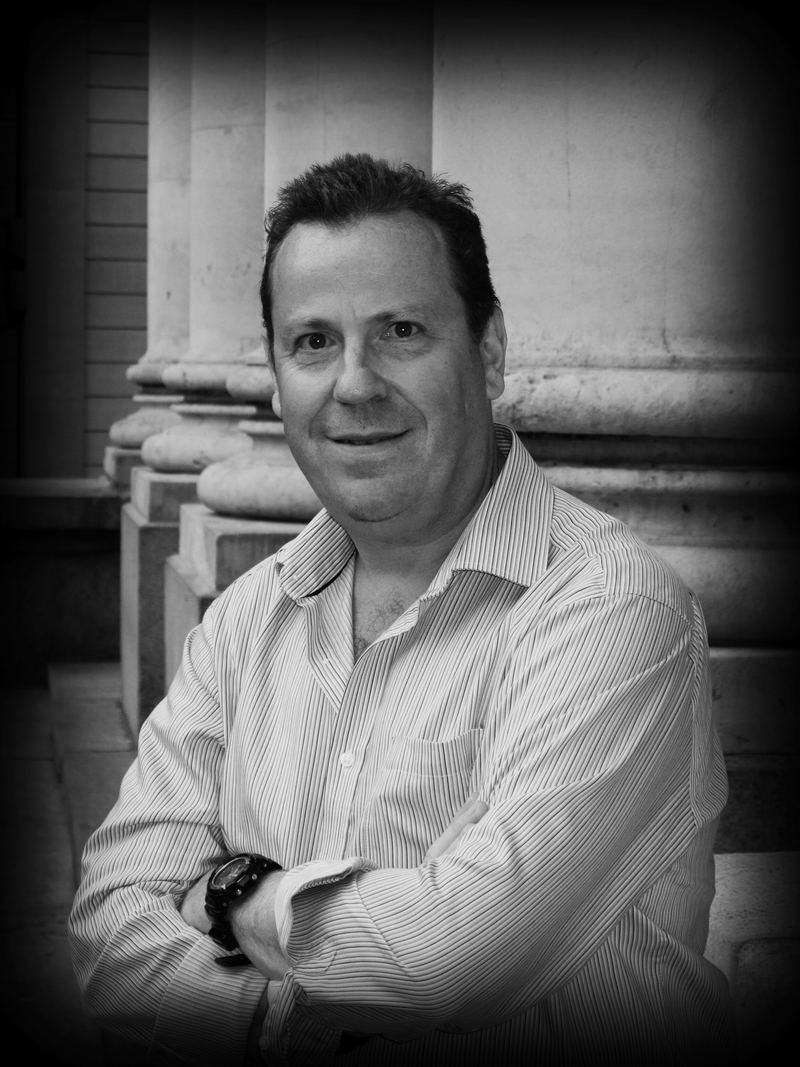Dr Mark Powell — environmental portrait, Royal Exchange, London